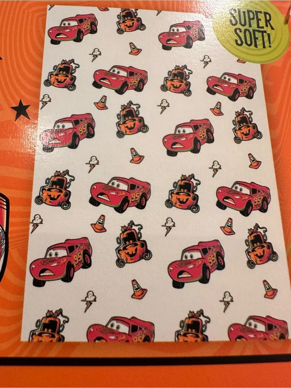 Disney Pixar Cars Lightning McQueen Halloween Blanket